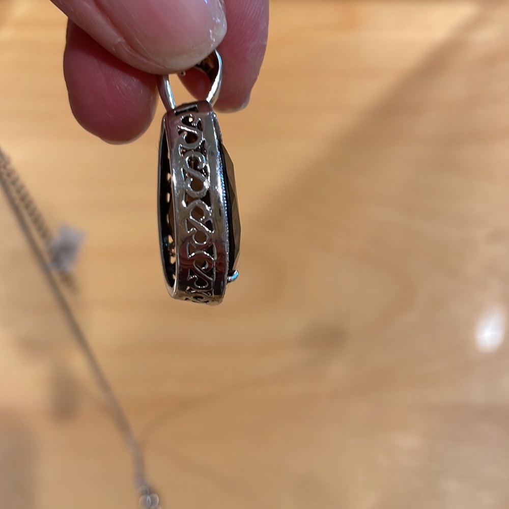 NWT. Real Smoky quartz silver necklace. - Picture 7 of 7